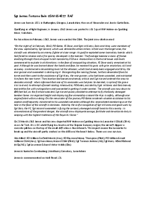 A preview of a PDF biography for Bain, James Fortune